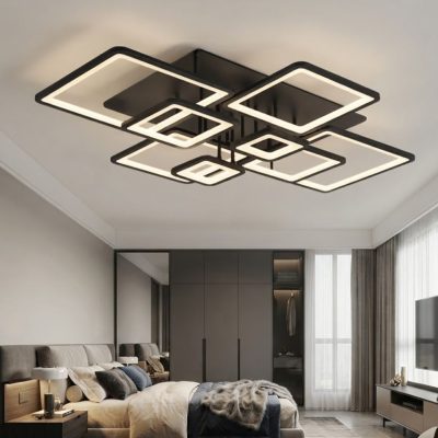 8-Head LED Flush Mount Ceiling Light