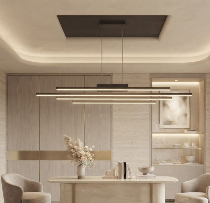 Aluminum LED Linear Chandelier Aluminum LED Linear Chandelier