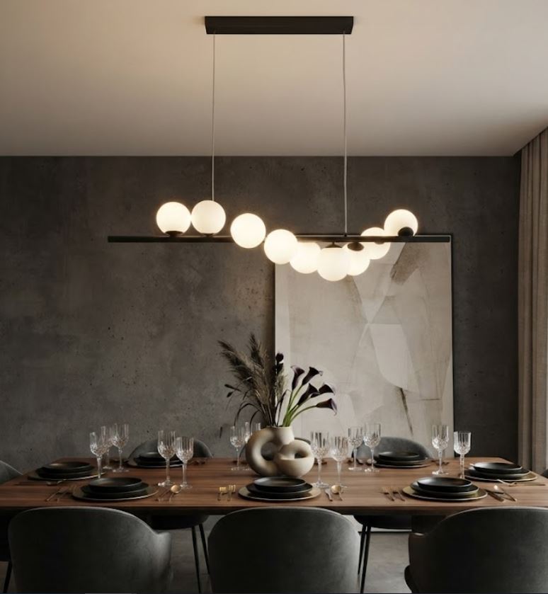 Asymmetrical Linear Pendant Chandelier Frosted Asymmetrical Linear Pendant Chandelier Frosted