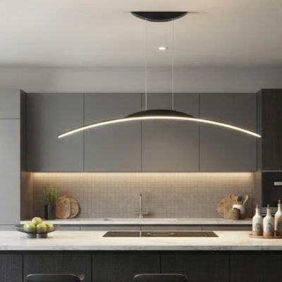 Designer Minimalist Arched LED Chandelier