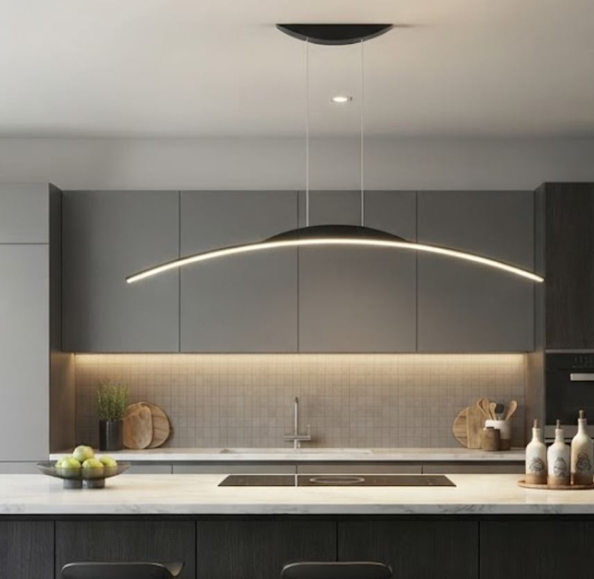 Designer Minimalist Arched LED Chandelier