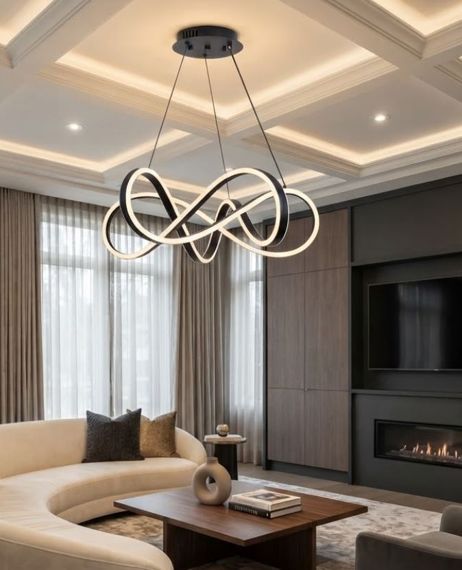 Infinity Chandelier for Living Room and Dining Areas Infinity Chandelier for Living Room and Dining Areas