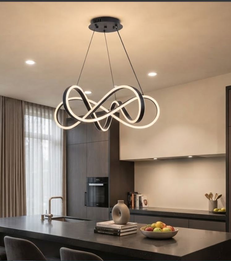 Infinity LED Chandelier for Dining Areas Infinity LED Chandelier for Dining Areas