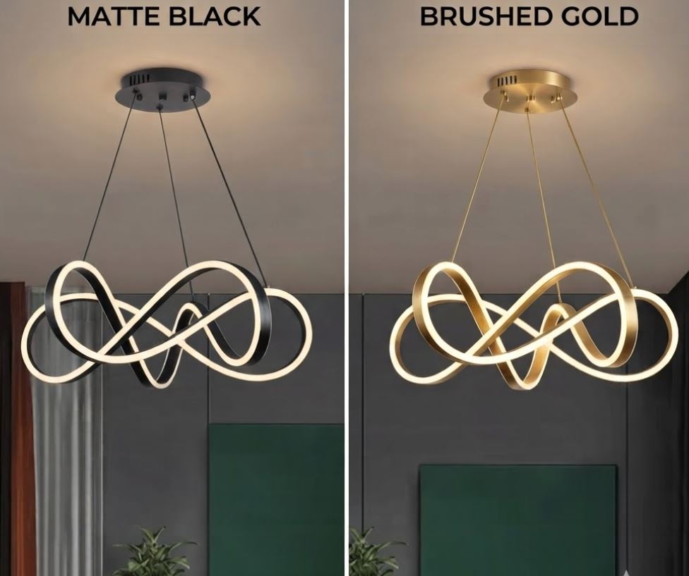 Infinity LED Chandelier for Living Room and Dining Areas