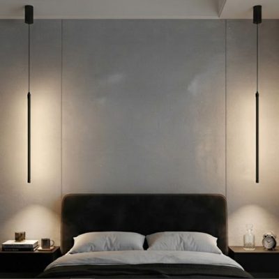 Minimalist Sleek Cylinder Drop Light