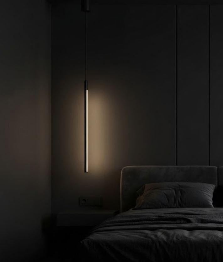 Minimalist Sleek Cylinder Drop Light Wall Wash Minimalist Sleek Cylinder Drop Light Wall Wash