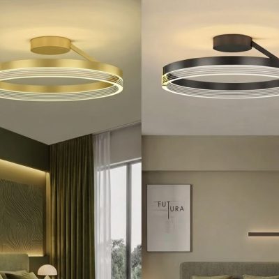 Semi-Flush LED Acrylic Chandelier