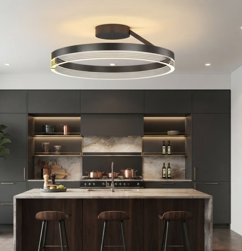 Semi-Flush LED Acrylic Chandelier Light Semi-Flush LED Acrylic Chandelier Light