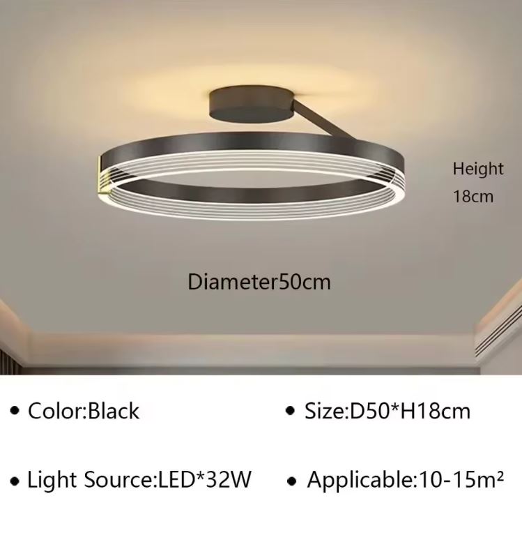 Semi-Flush LED Acrylic Chandelier size Semi-Flush LED Acrylic Chandelier size
