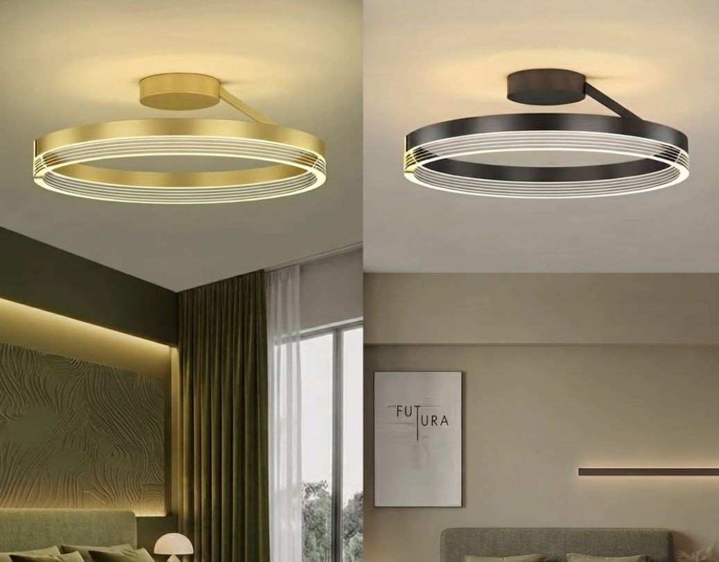 Semi-Flush LED Acrylic Chandelier
