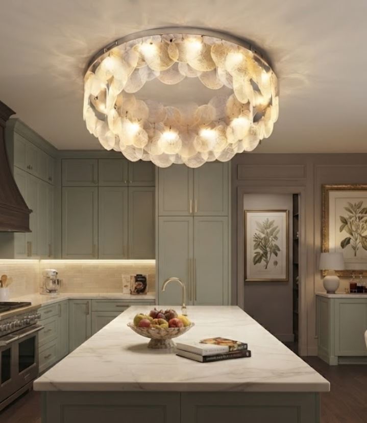 Textured Disc Flush Ceiling Light Textured Disc Flush Ceiling Light