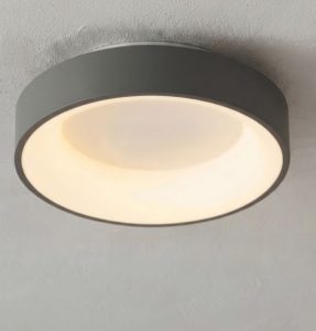 Circular Flush Mount LED Ceiling Light Grey
