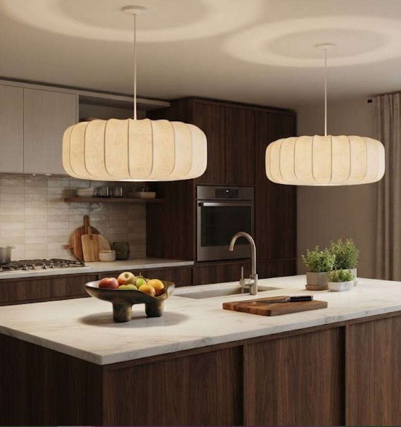 Diffused Silk Pendant Chandelier Light