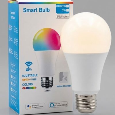 Dimmable WiFi Smart Bulb (App & Voice Control)