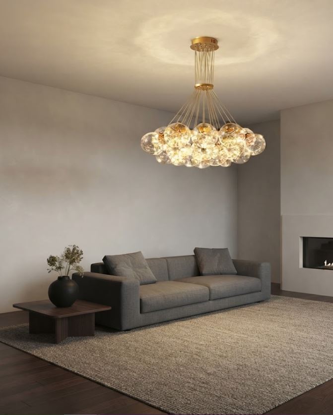 Firefly Crystal Glass Chandelier For Living Room
