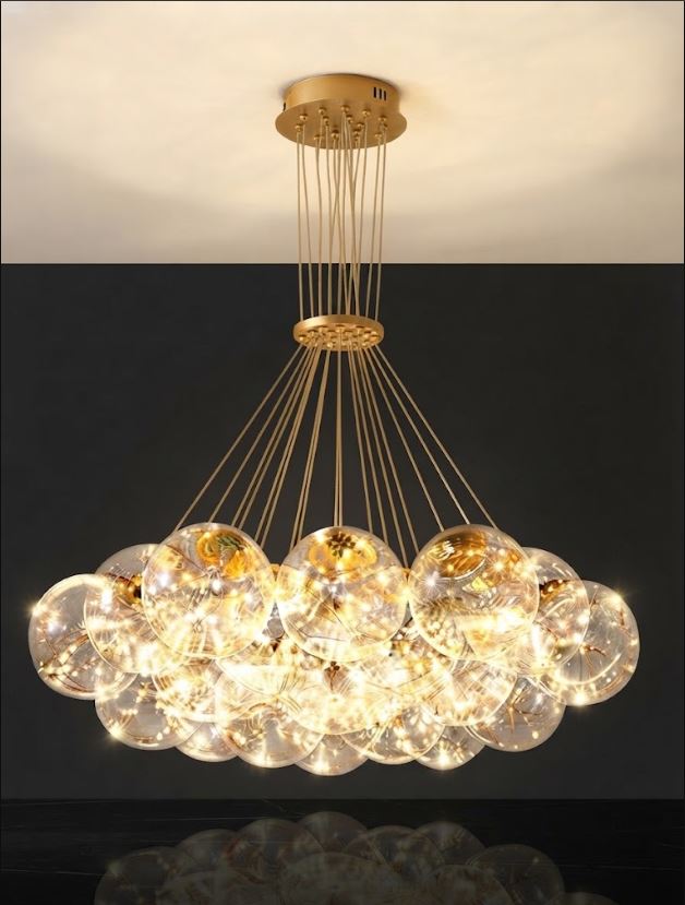 Firefly Glass Bubble Chandelier Strings