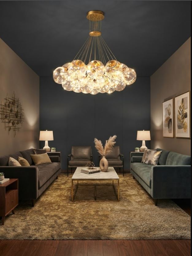 Firefly Glass Chandelier Light Firefly Glass Chandelier Light