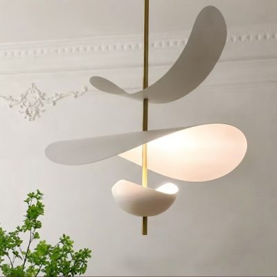 French Minimalist Petal Pendant Light