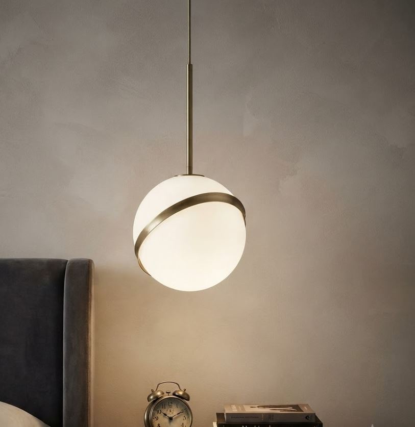 Modern Bisected Globe Light Modern Bisected Globe Light