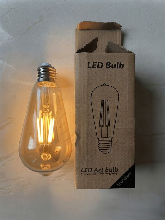 ST64 Retro LED Filament Bulb