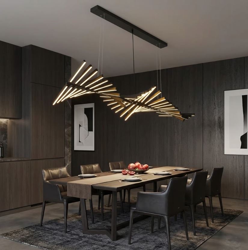 Adjustable Vertebrae Dining Chandelier Light Adjustable Vertebrae Dining Chandelier Light