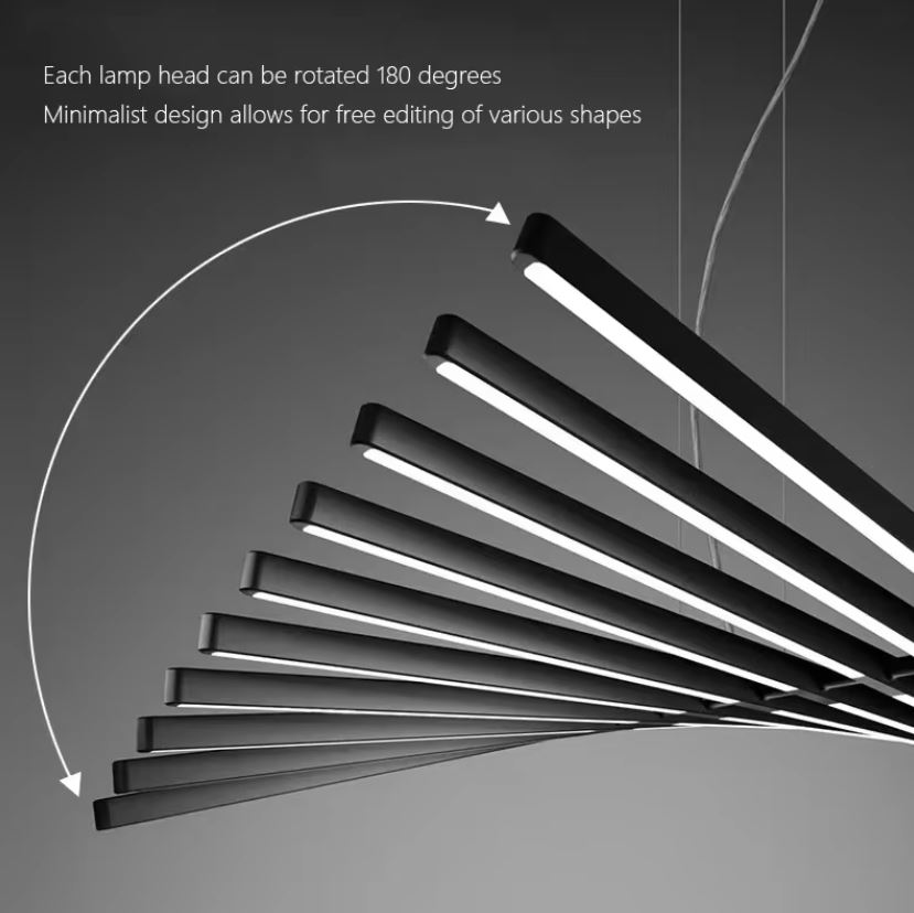 Adjustable Vertebrae Kitchen & Dining Chandelier specs