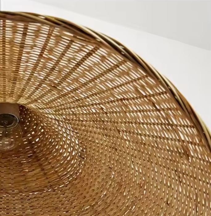 Handcrafted Straw Hat Chandelier Handcrafted Straw Hat Chandelier
