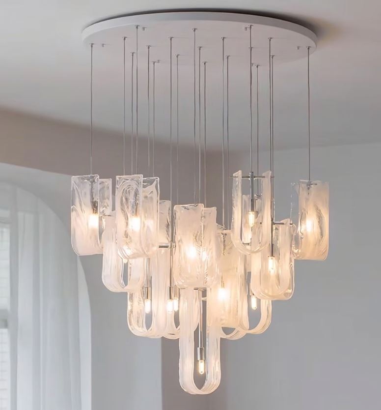 Handmade Glass Chandelier for Living Room Handmade Glass Chandelier for Living Room